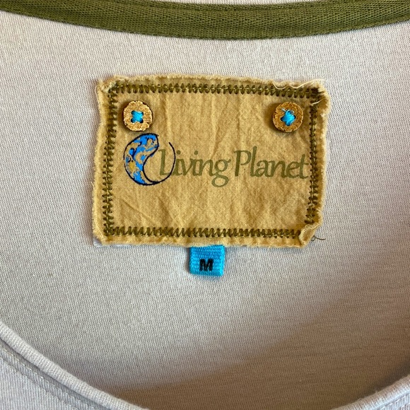 Living Planet embroidered tunic top size M - Picture 3 of 7